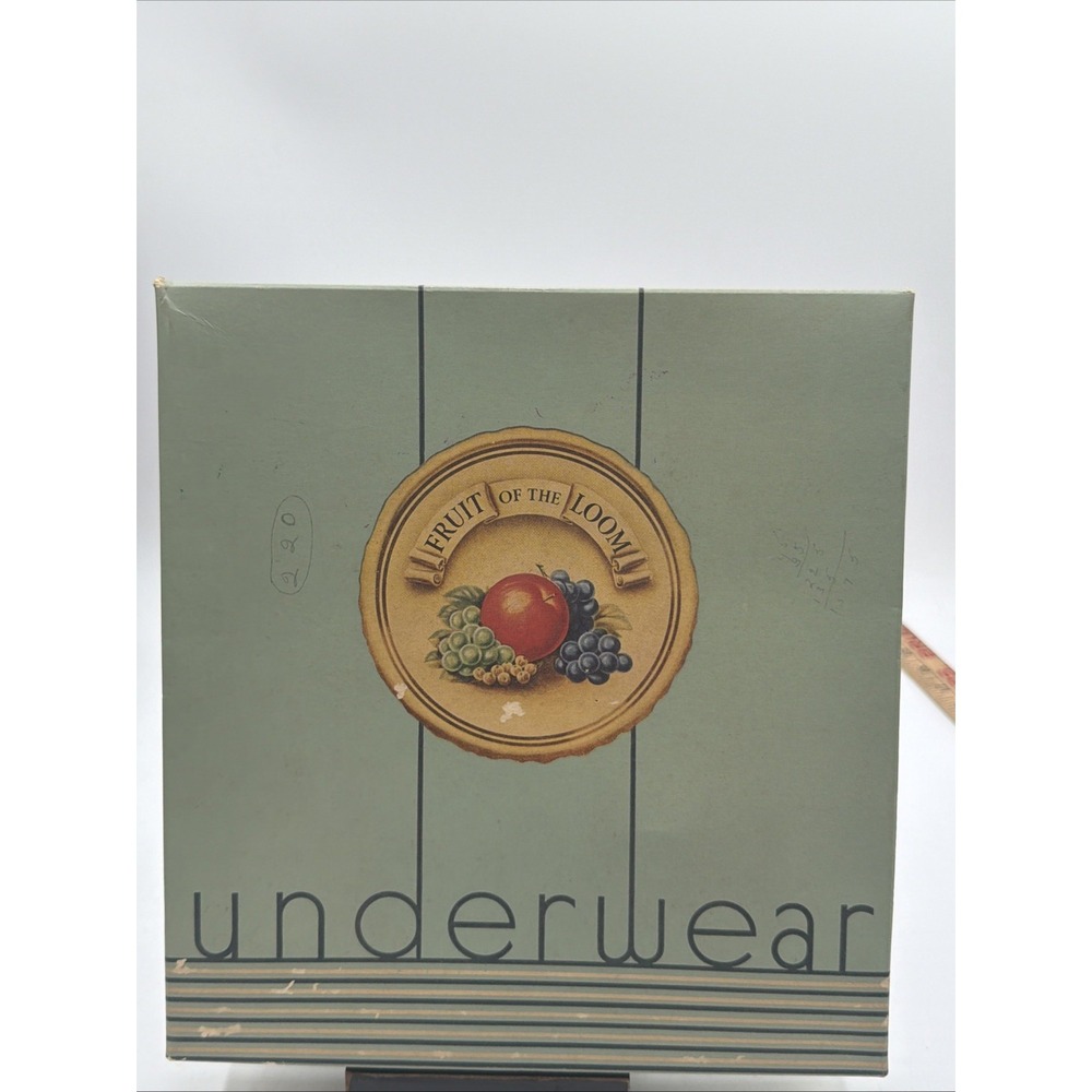 Vintage 50's Fruit Of The Loom Underwear Tee Shirts Box Original Factory Issue